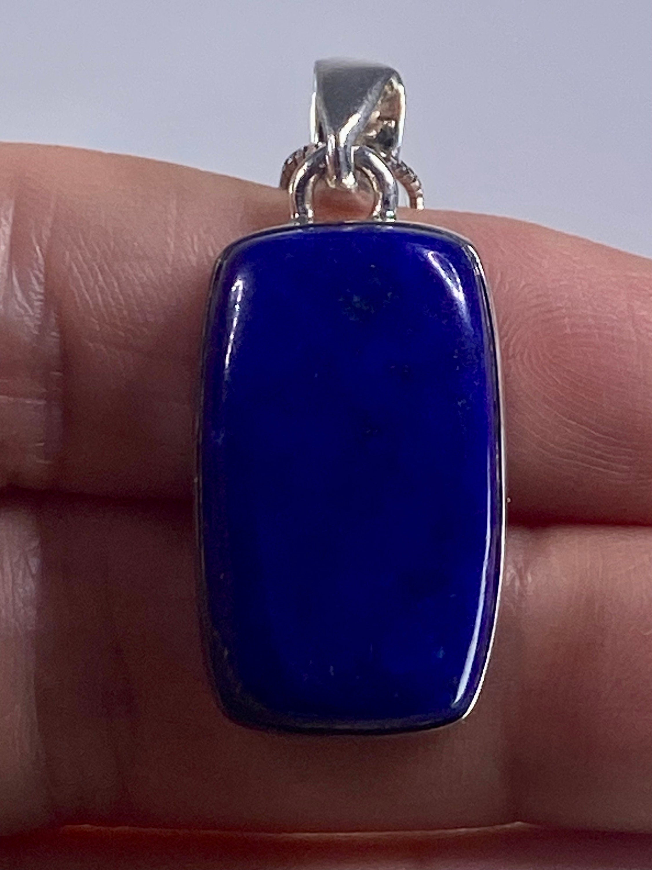 Lapis Lazuli(A+) 925 Silver Pendant (UV2519)