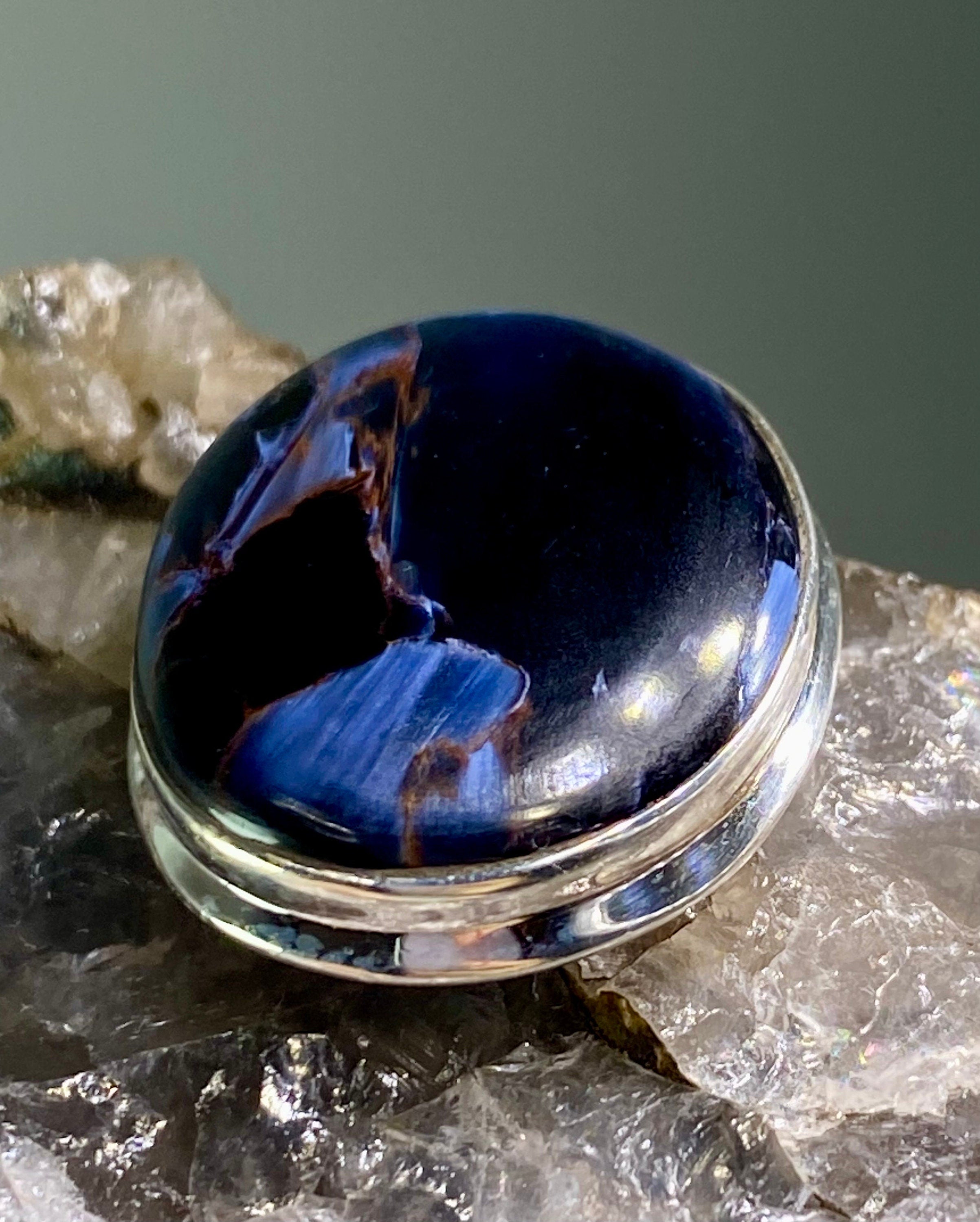 Natural Pietersite 925 Silver Pendant