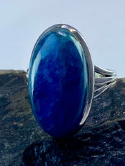 Malgache Neon Blue Apatite Ring(UV502)