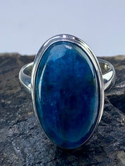 Malgache Neon Blue Apatite Ring(UV439)