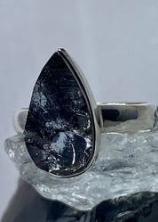 High Quality Shungite Sterling Silver Ring