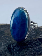 Malgache Neon Blue Apatite Ring(UV502)