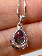 Mystic Topaz and Silver Pendant