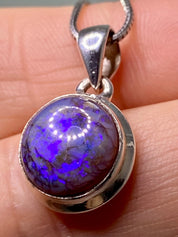 Sterling (Monarch) Opal and Silver Pendant