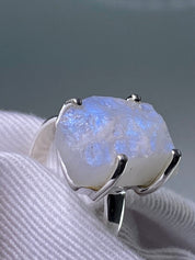 RAINBOW MOONSTONE ROUGH ring