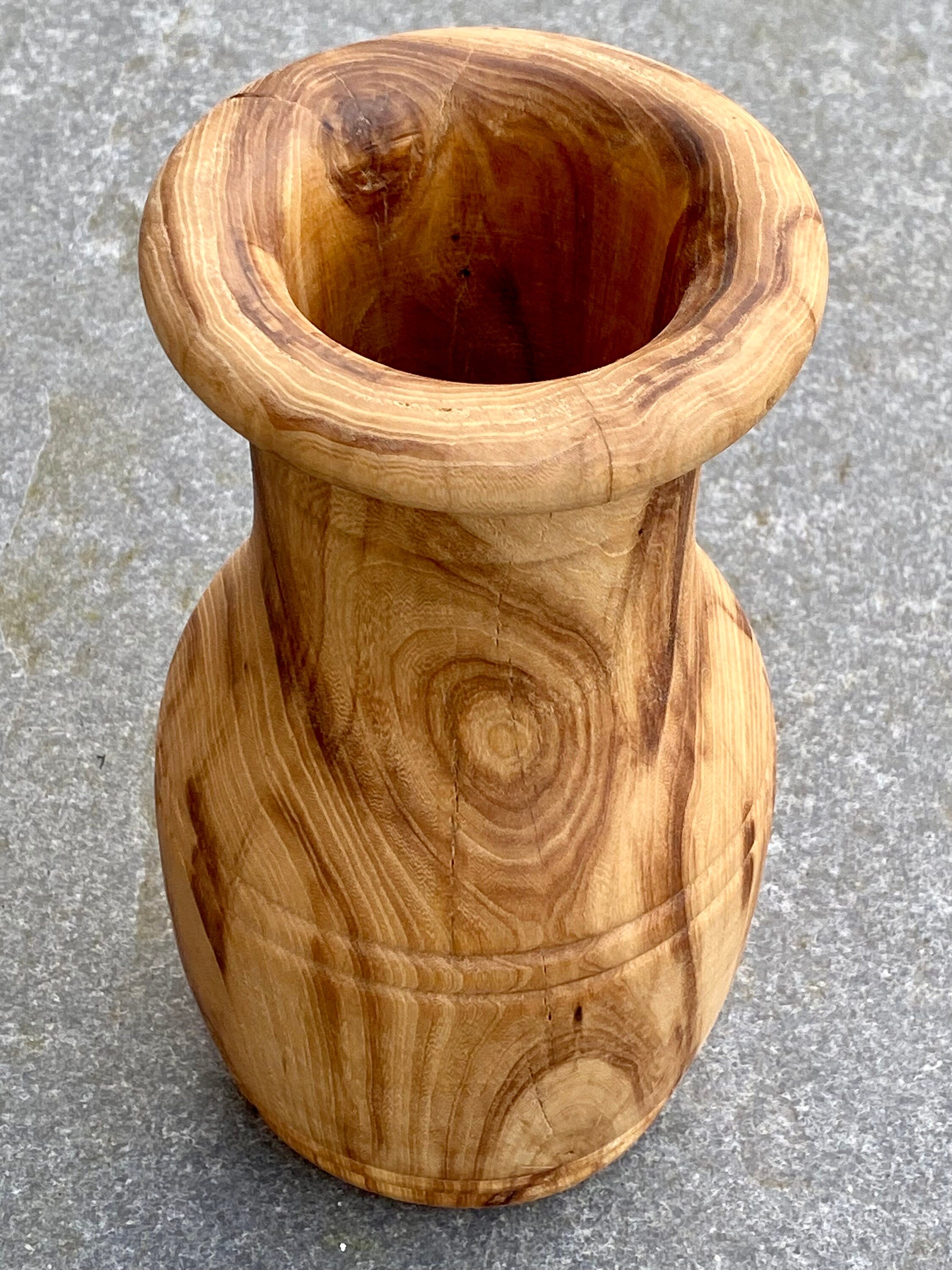 Solid Scandinavian Ash Wood Vase