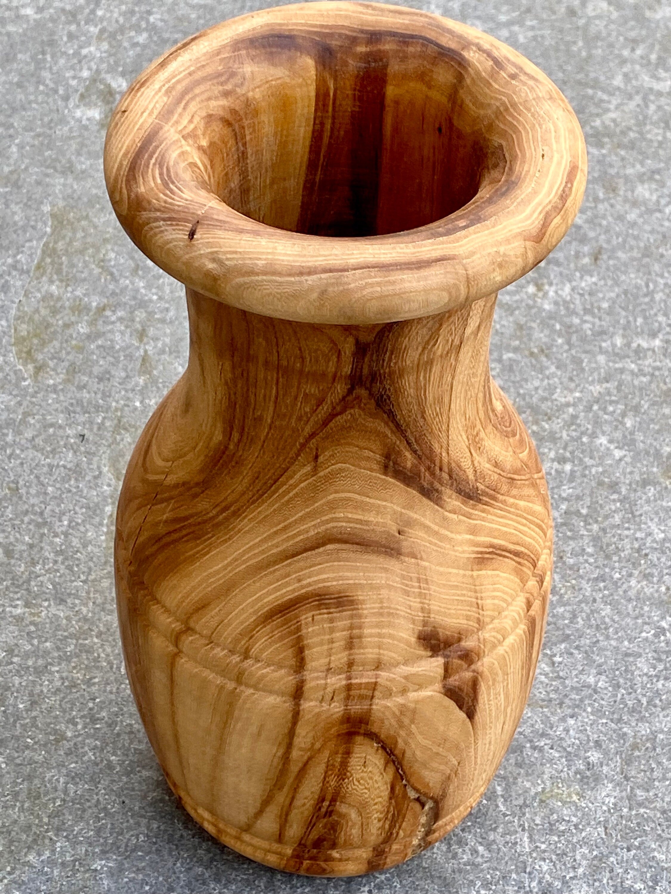 Solid Scandinavian Ash Wood Vase