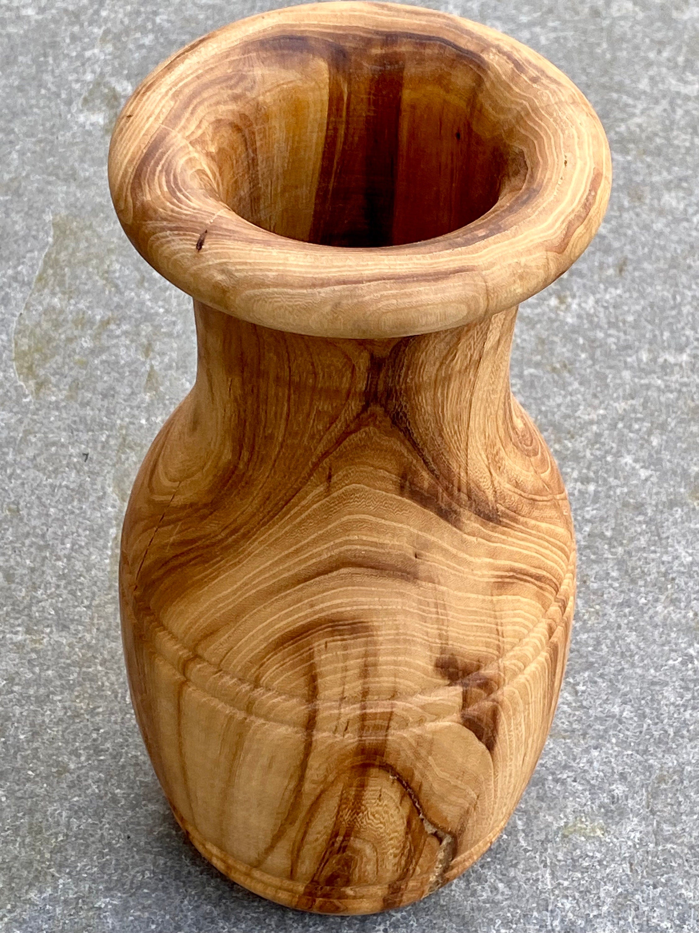 Scandinavian Ash Wood Vase