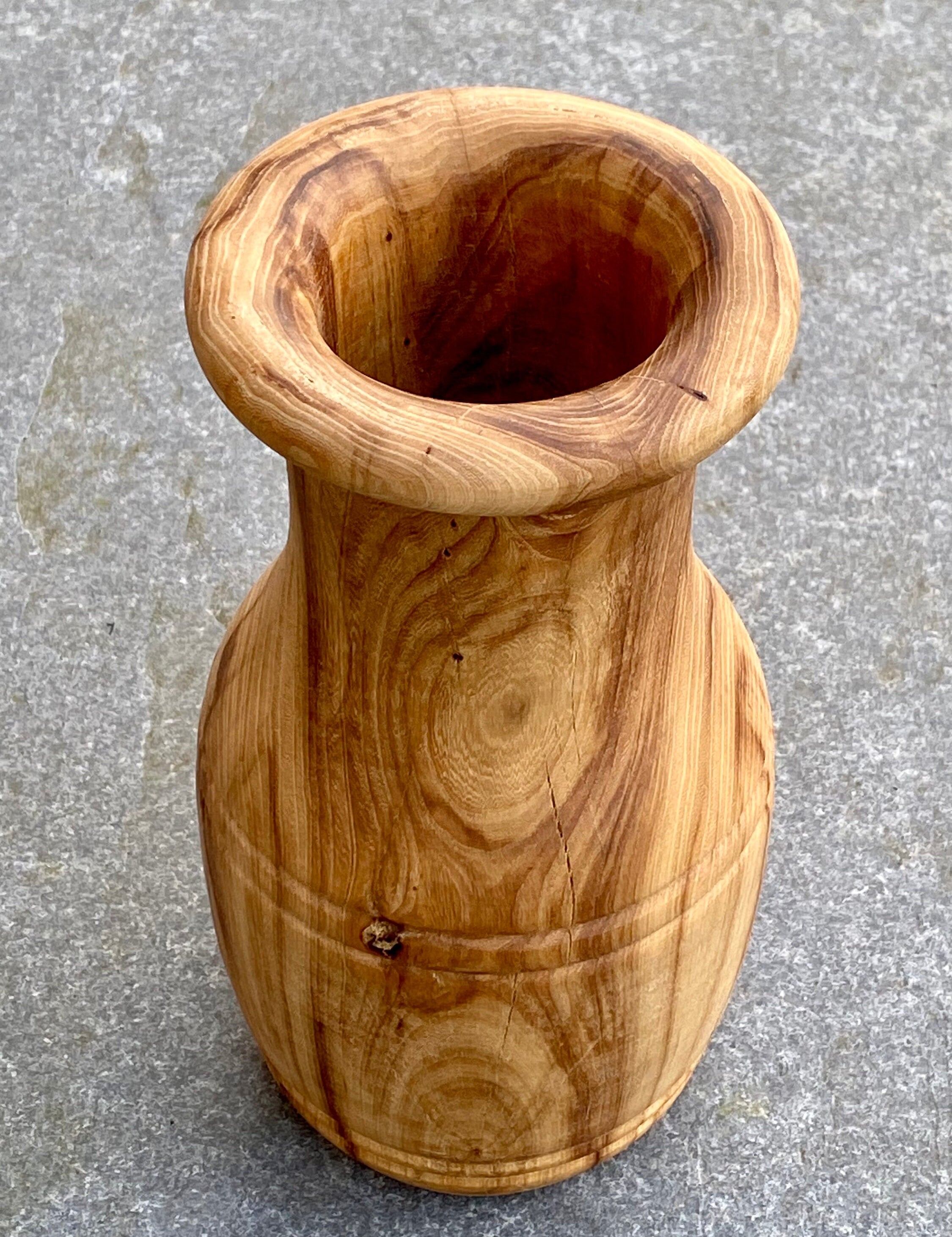 Solid Scandinavian Ash Wood Vase