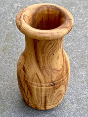 Solid Scandinavian Ash Wood Vase