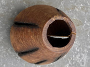 Solid Oak Wood Vase