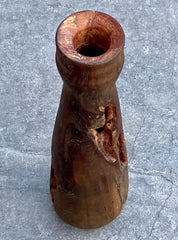 Solid Pear Wood Vase