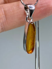 Baltic Amber Sterling Silver Pendant