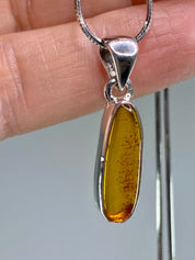 Baltic Amber Sterling Silver Pendant