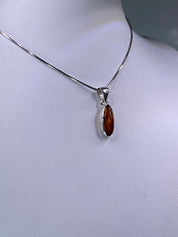 Baltic Amber Sterling Silver Pendant