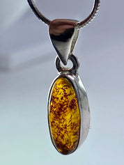 Baltic Amber Sterling Silver Pendant