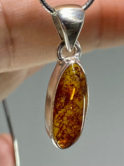 Baltic Amber Sterling Silver Pendant