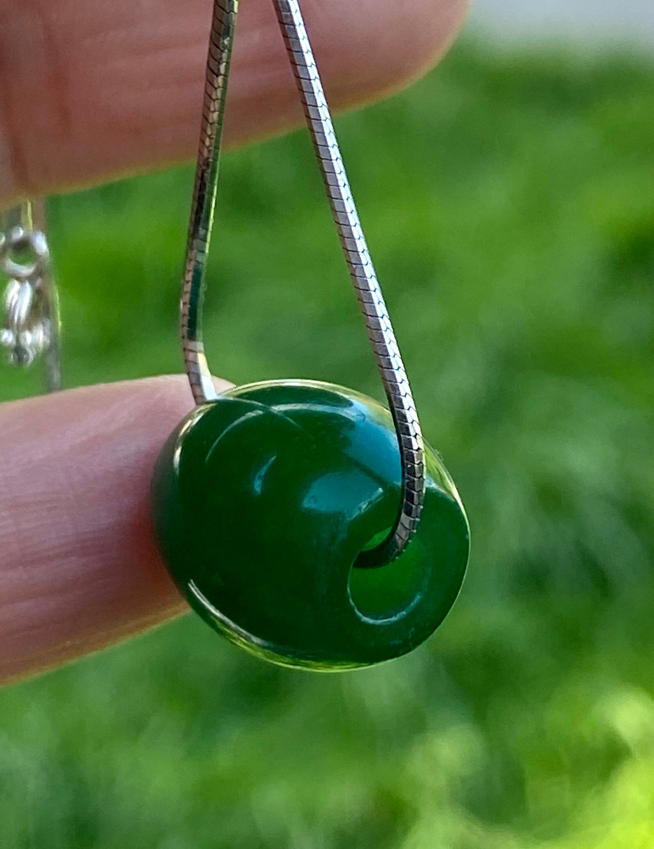 Natural Green Jade Pendant