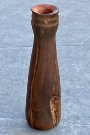 Solid Pear Wood Vase