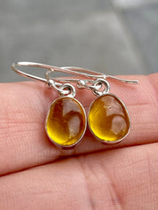 Baltic Amber Sterling Silver Drop Earrings