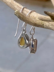 Baltic Amber Sterling Silver Drop Earrings