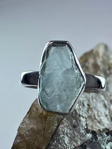 Aquamarine Silver Ring