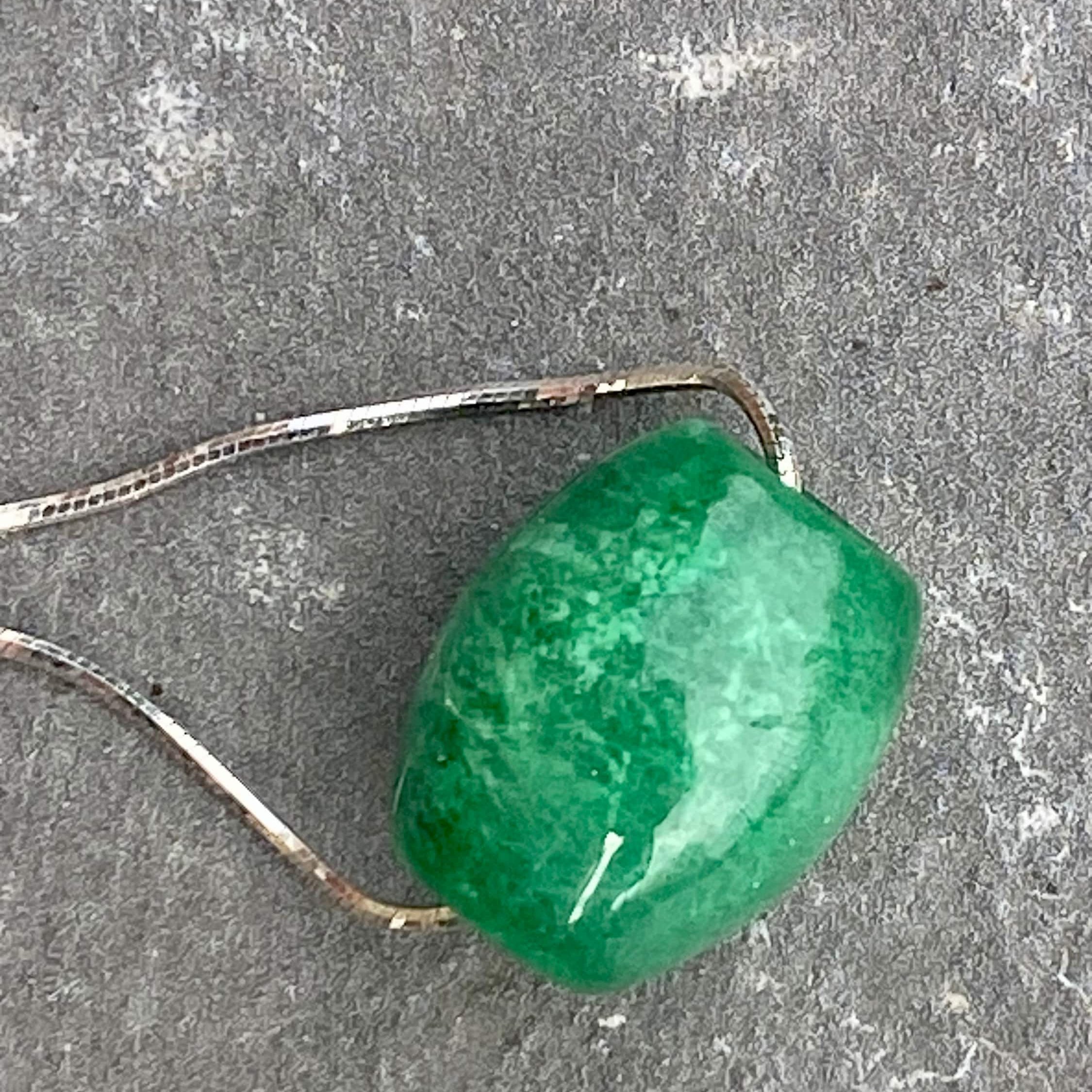 Natural Green Jade Pendant