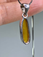 Baltic Amber Sterling Silver Pendant