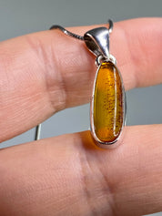 Baltic Amber Sterling Silver Pendant