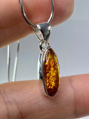 Baltic Amber Sterling Silver Pendant