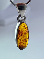 Baltic Amber Sterling Silver Pendant