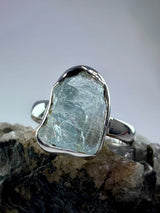 Aquamarine Silver Ring