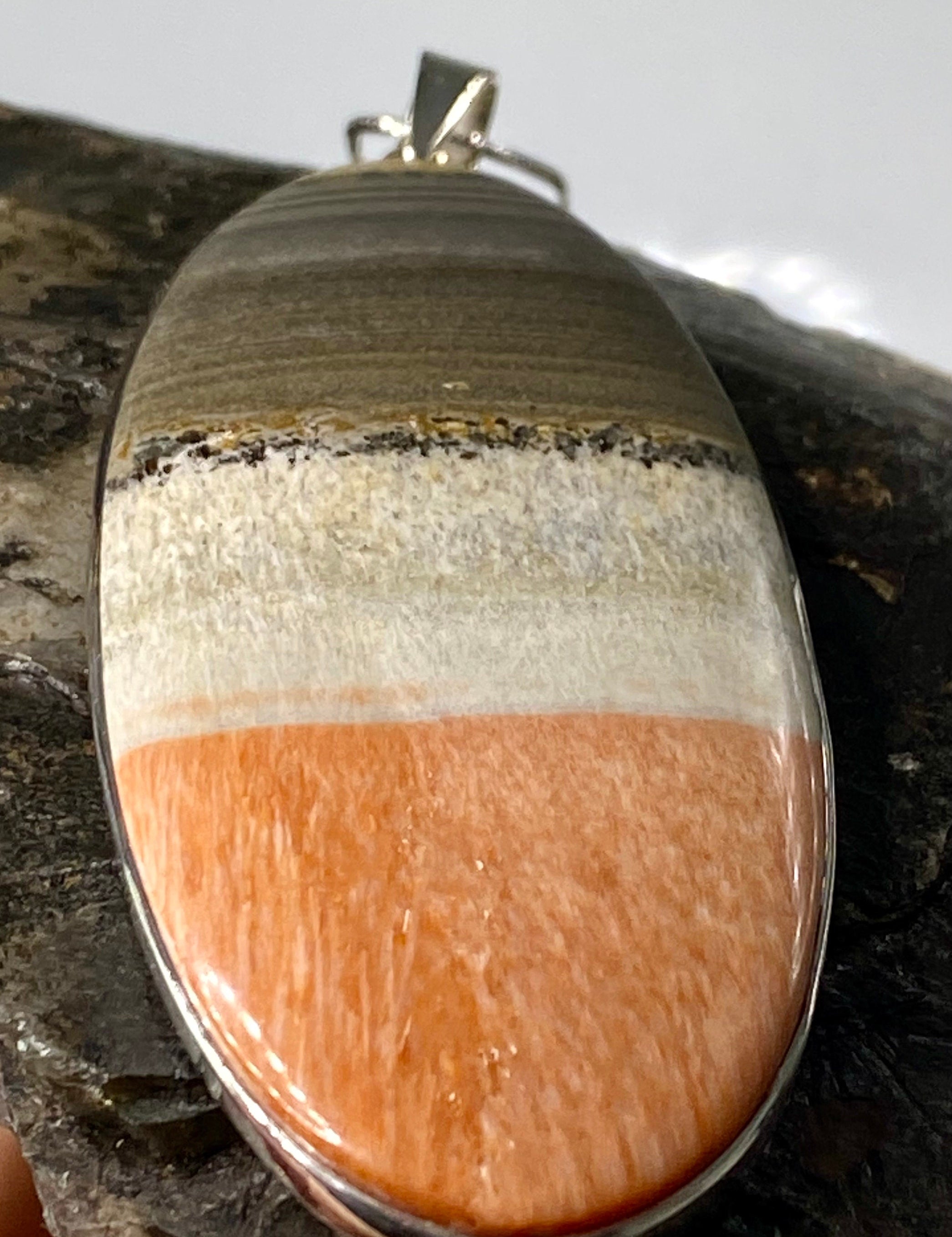 Celestobarite Silver Pendant