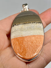 British Celestobarite Silver Pendant