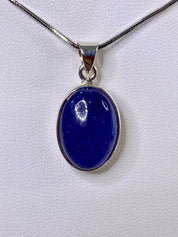 A Tanzanite and Silver Pendant