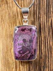 High Quality Sugilite and Silver Pendant.