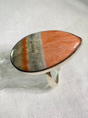 A High Quality British Celestobarite and Silver ring