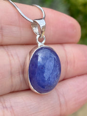 Tanzanite and Silver Pendant