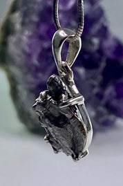 Meteorite Campo Del Cielo and Silver Pendant