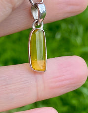 Baltic Amber Sterling Silver Pendant