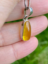 Baltic Amber Sterling Silver Pendant