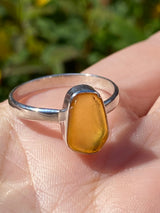 Baltic Amber Sterling Silver Ring