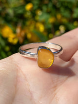 Baltic Amber Sterling Silver Ring