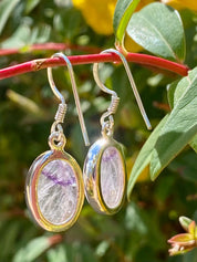 Blue John Silver Drop Earrings