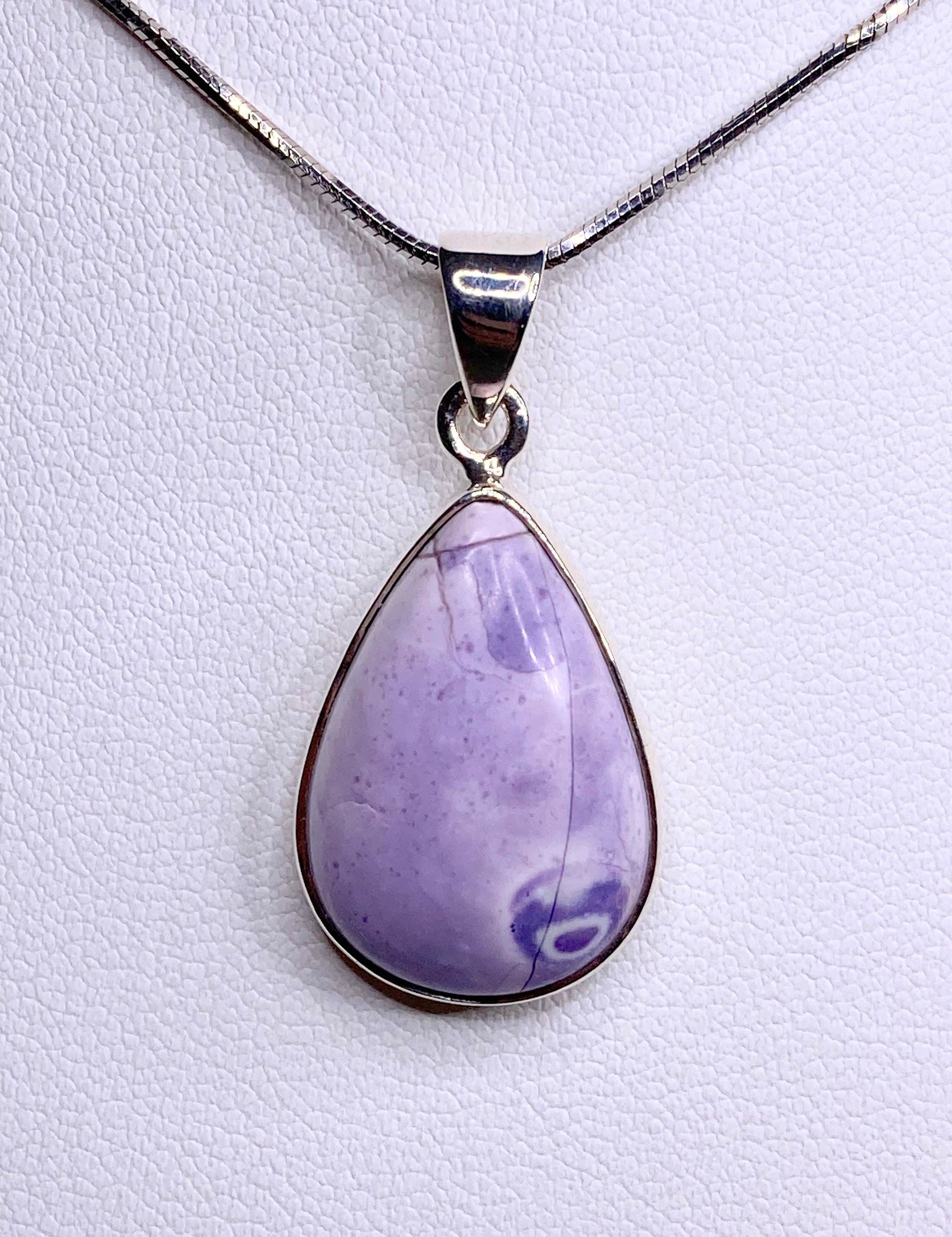 High Quality Tiffany Jasper and Silver Pendant