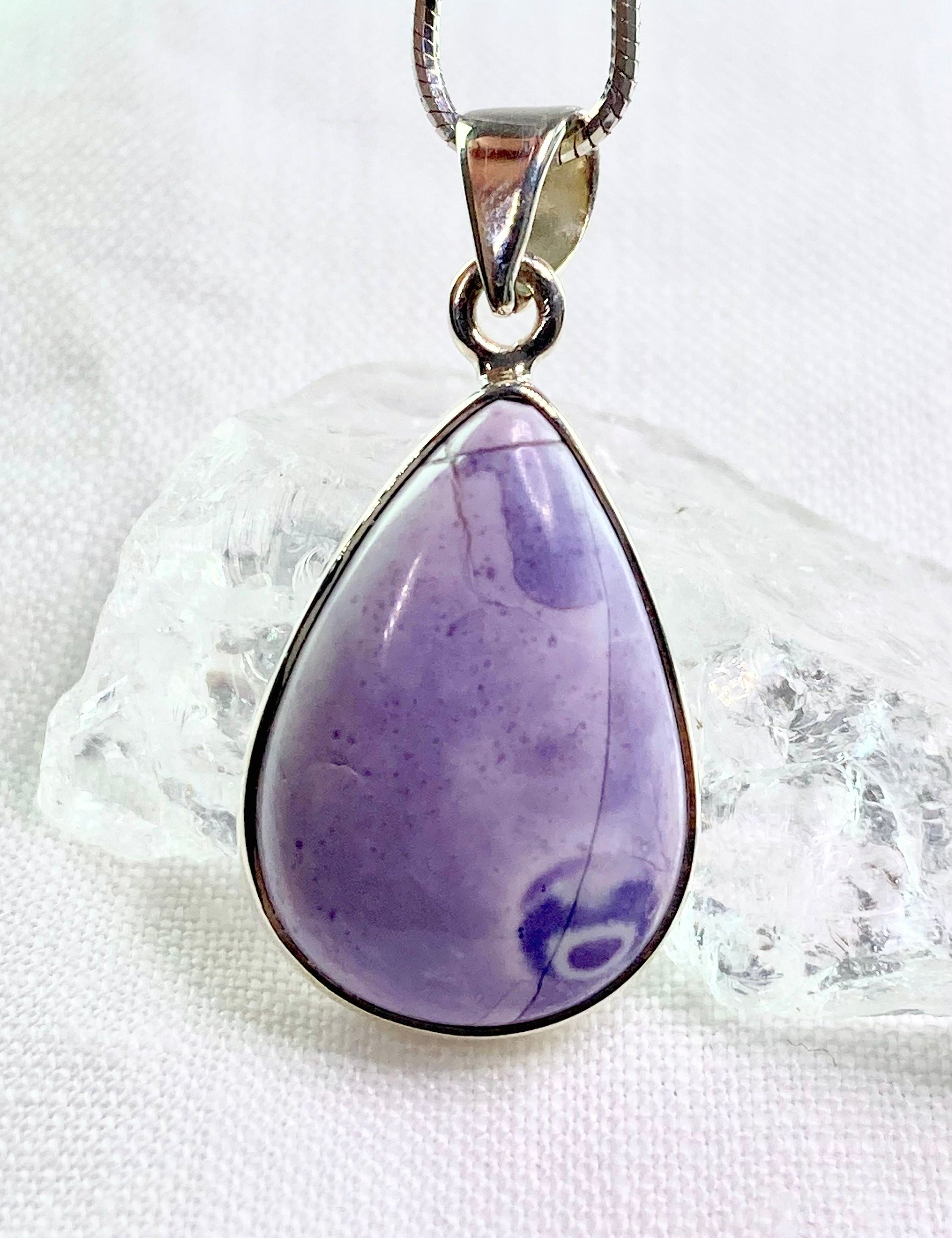 High Quality Tiffany Jasper and Silver Pendant