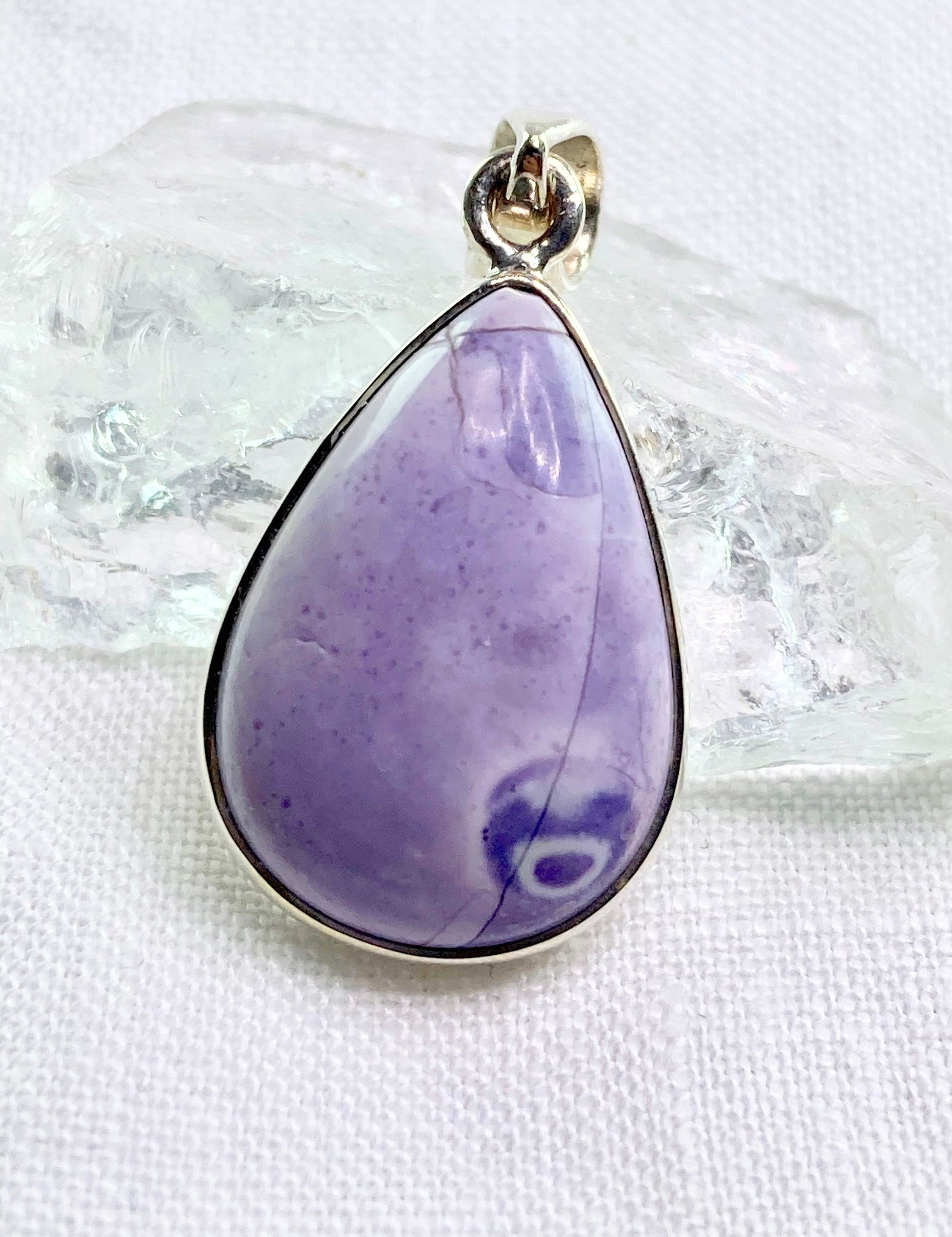 High Quality Tiffany Jasper and Silver Pendant