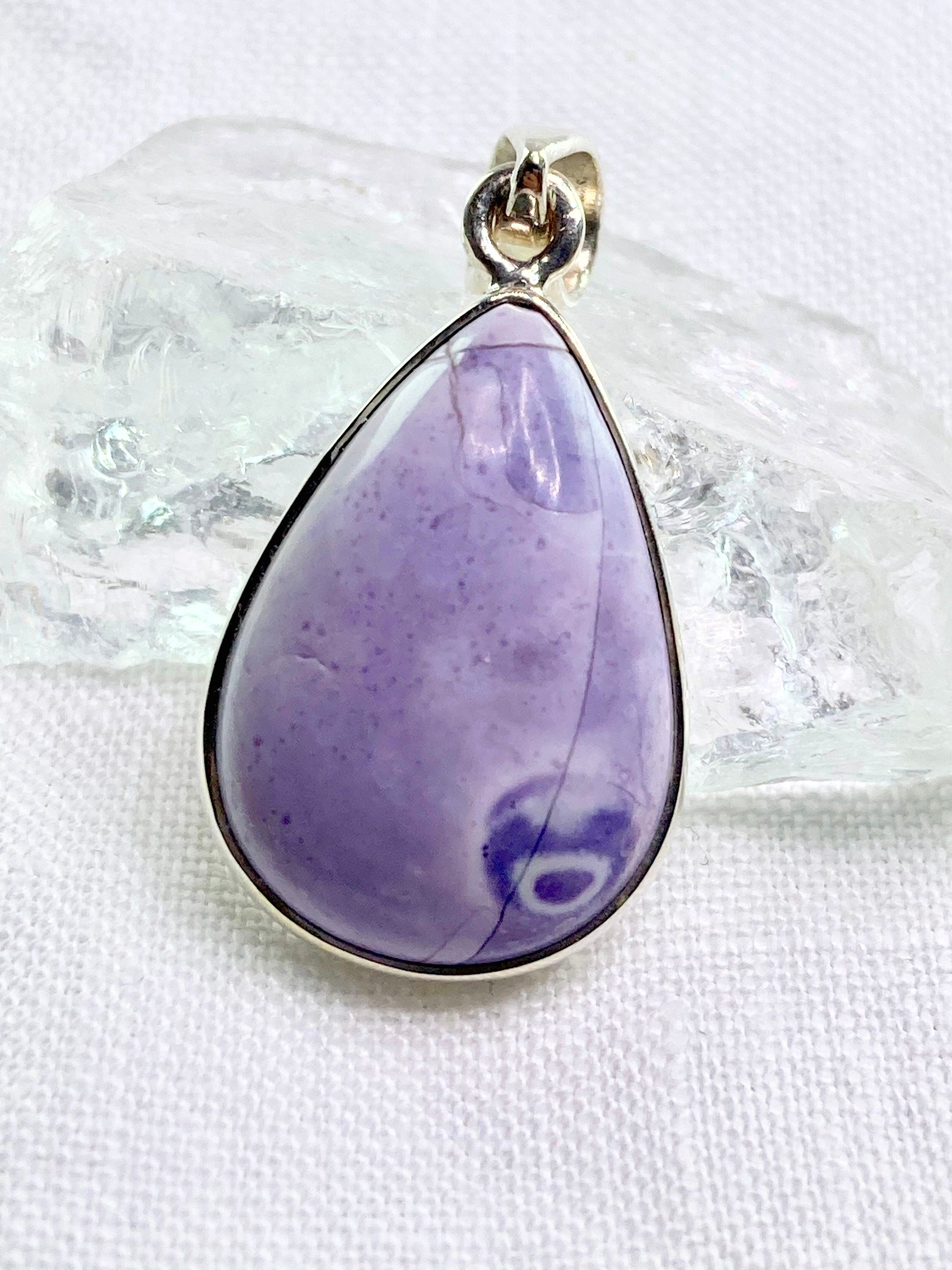 High Quality Tiffany Jasper and Silver Pendant
