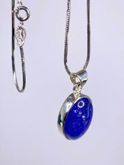 A Tanzanite and Silver Pendant