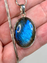 Labradorite Silver Pendant (MA03)